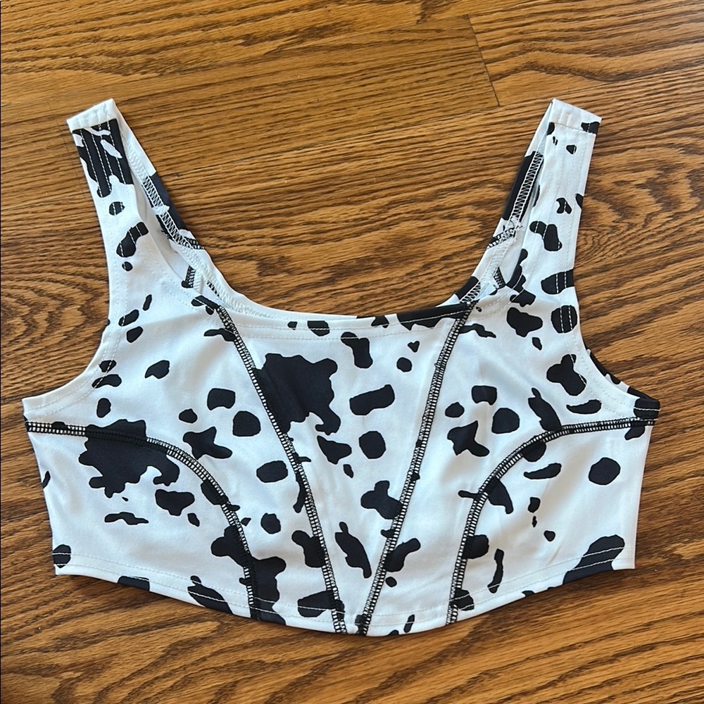 Shein Cow Print Top!